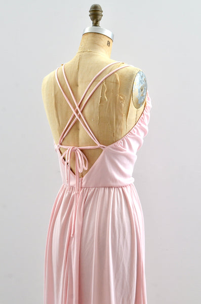 Vintage 70's Tie Back Dress