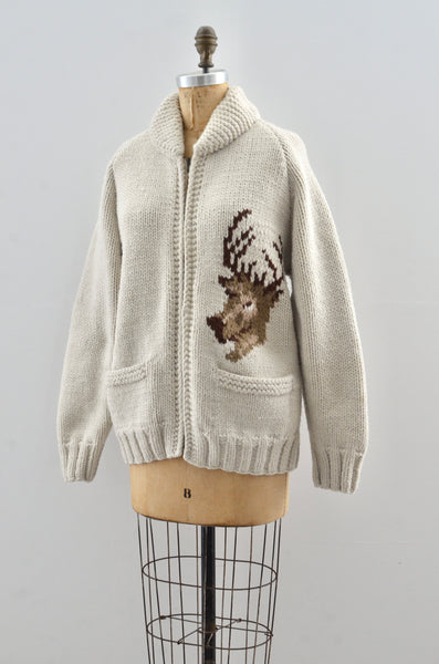 50's Cowichan Sweater / S M