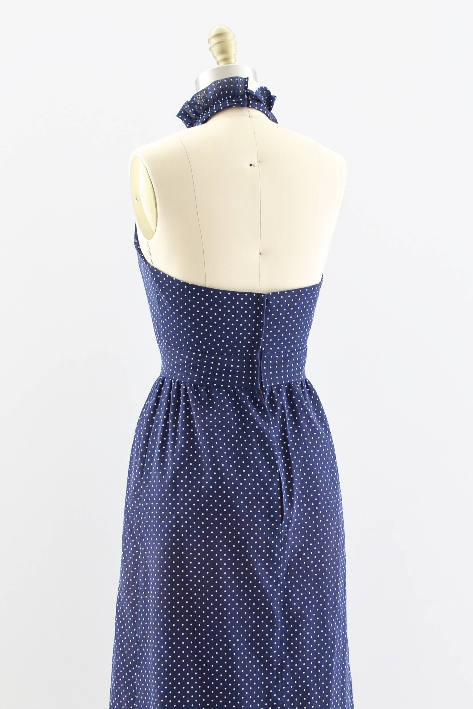 Polka Dot Halter Dress Pickled Vintage Polka Dot Halter Dress Pickled Vintage