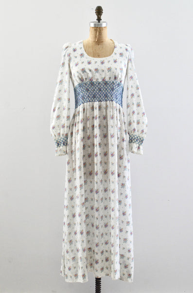 70's Smocked Dress