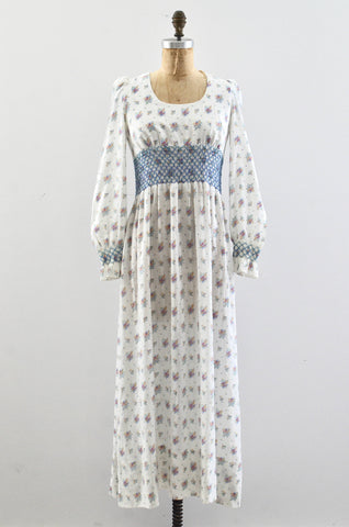 70's Smocked Dress