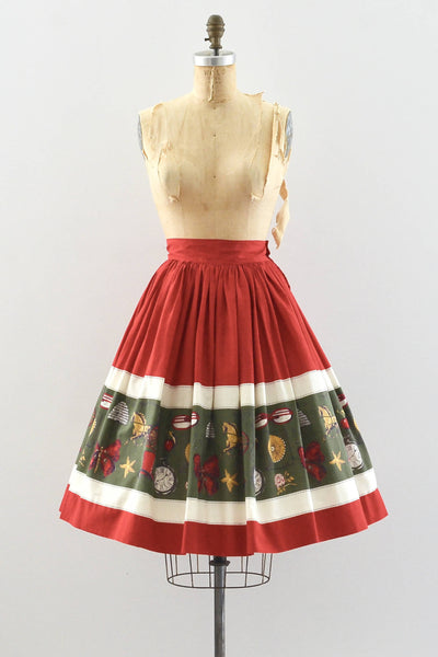 50's Novelty Skirt /  small medium