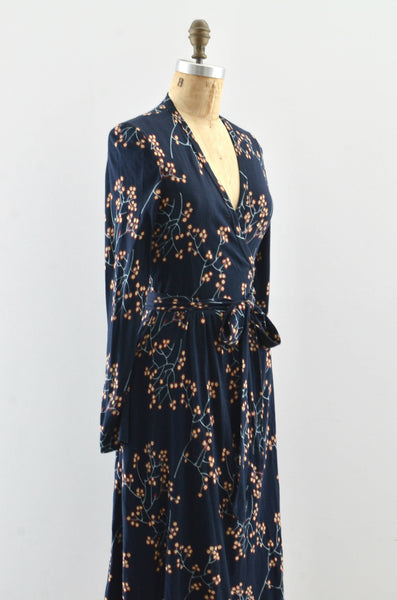 "First Bloom" Diane Von Furstenberg Wrap Dress /  xxs small