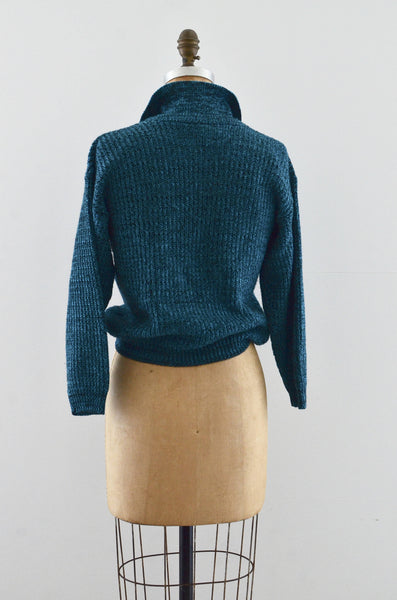 80's Blue/Green Sweater