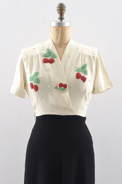 40s Cherry Dress