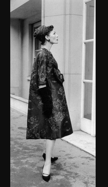 1958 YSL For Christian Dior Trapeze Coat / Numbered Christian Dior