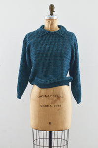80's Blue/Green Sweater