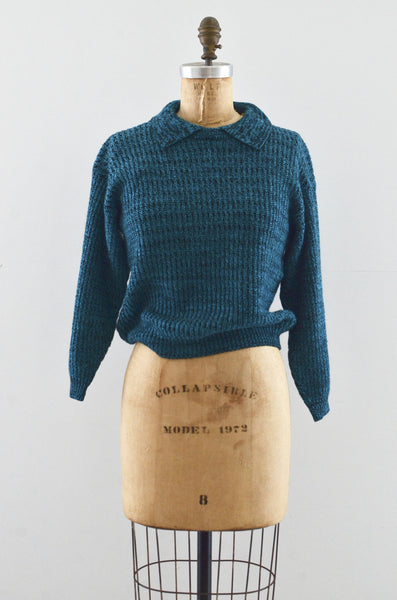 80's Blue/Green Sweater