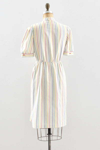 Vintage 70s Candy Stripe Dress