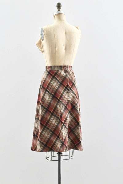 70s Chevron Skirt - Pickled Vintage