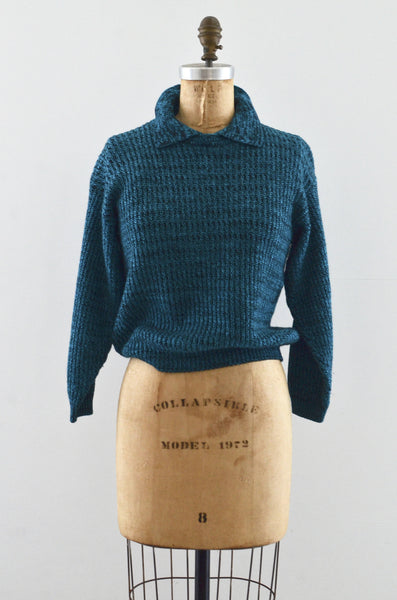 80's Blue/Green Sweater