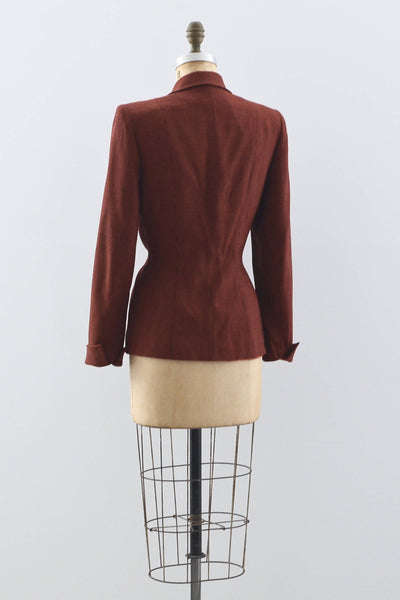 1940s Houndstooth Jacket - Pickled Vintage