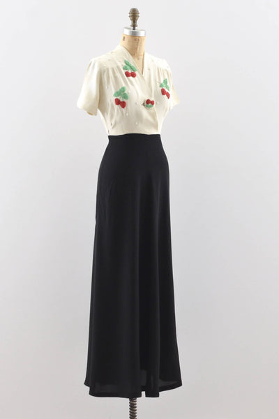 40s Cherry Dress