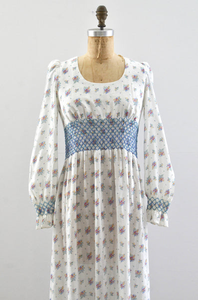70's Smocked Dress