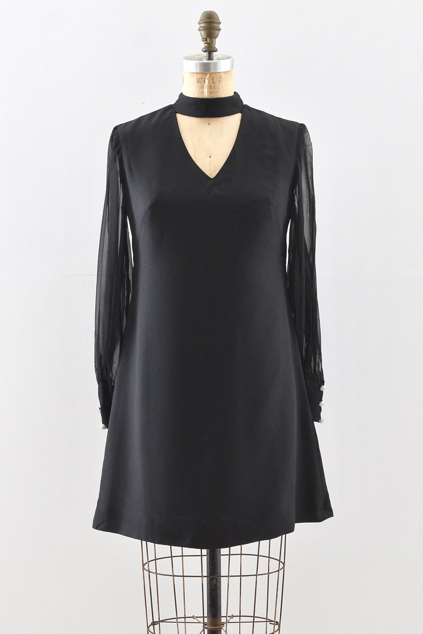 Vintage Cutout Dress / XS