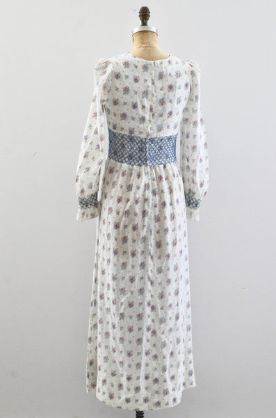 70's Smocked Dress