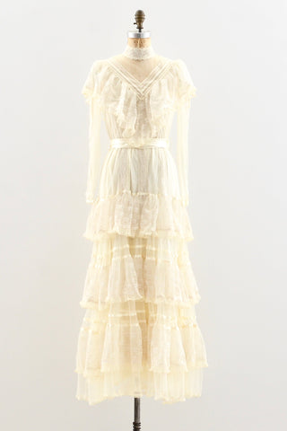 Ethereal Lace Dress / S