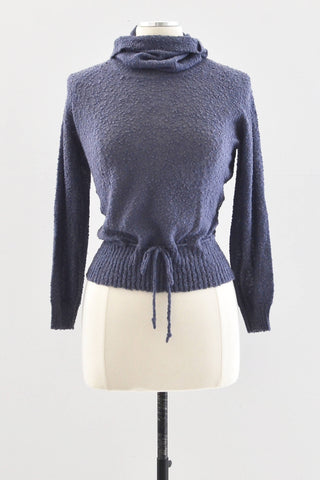 80's Drawstring Sweater