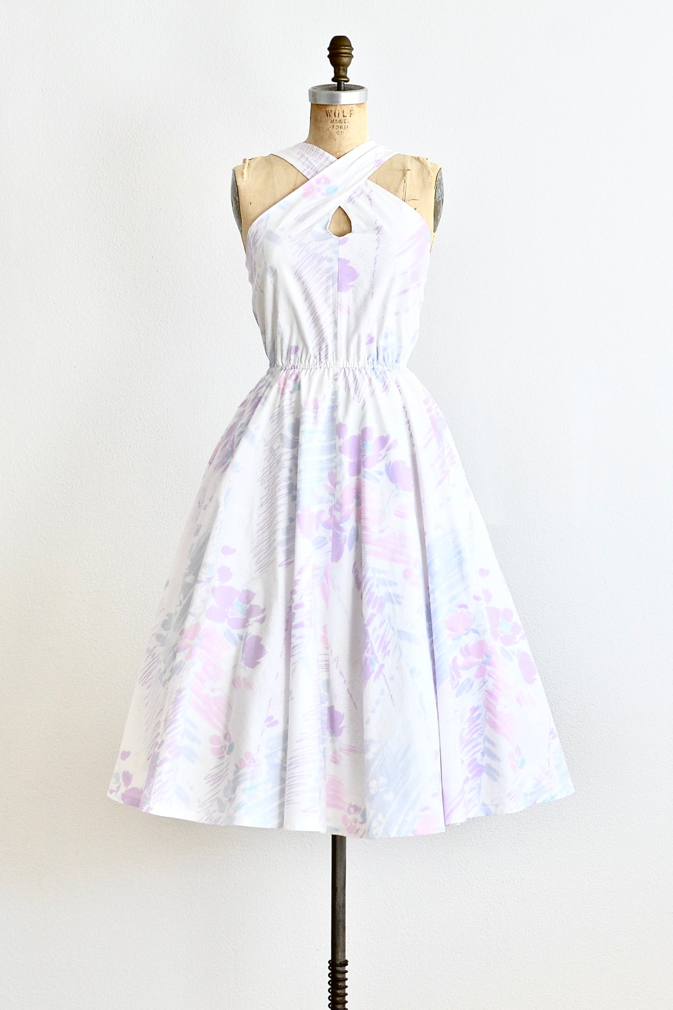 Cross Front Dress - Pickled Vintage