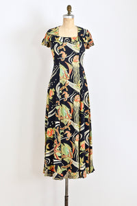 1940s Novelty Print Pake Muu - Pickled Vintage