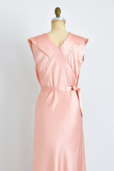 1930s Bubblegum Bias Cut Dress - Pickled Vintage