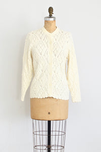 Pointelle Cardigan - Pickled Vintage