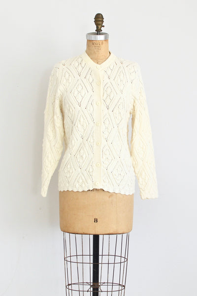 Pointelle Cardigan - Pickled Vintage