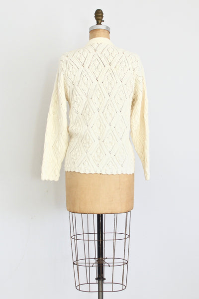Pointelle Cardigan - Pickled Vintage