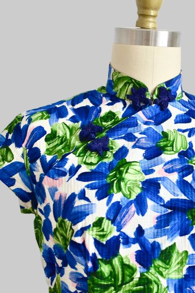 New! - Floral Cheongsam - Pickled Vintage