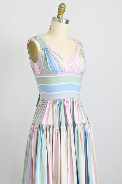 Grecian Pastel Dress - Pickled Vintage