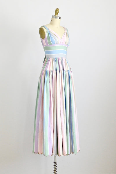 Grecian Pastel Dress - Pickled Vintage