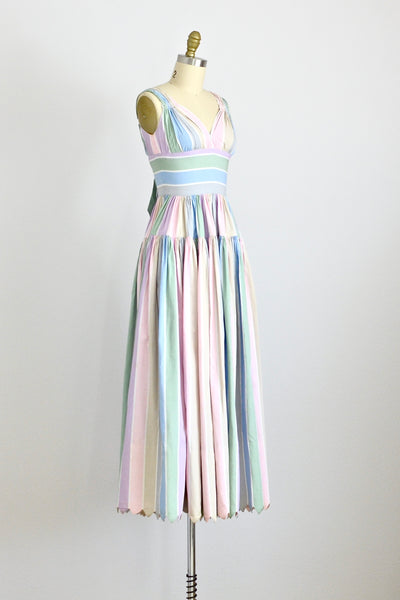Grecian Pastel Dress - Pickled Vintage