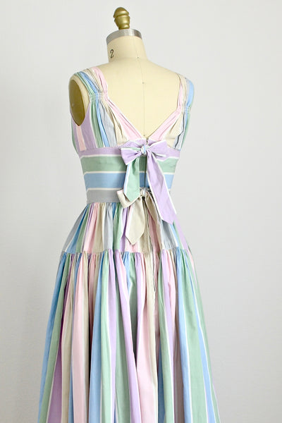 Grecian Pastel Dress - Pickled Vintage