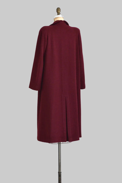 1940s Burgundy Coat - Pickled Vintage