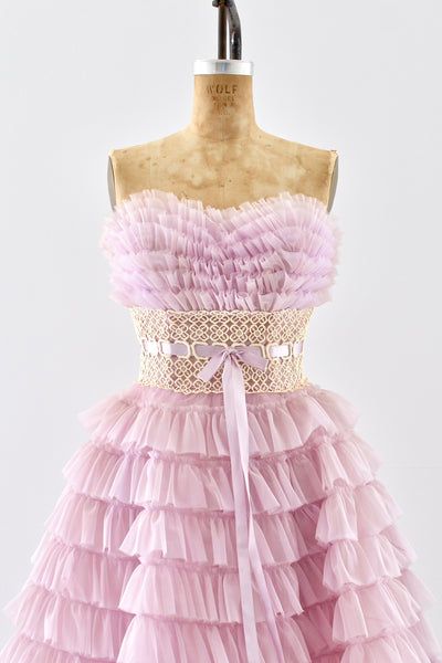 1950s Strapless Party Dress - Pickled Vintage