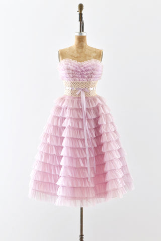 1950s Strapless Party Dress - Pickled Vintage