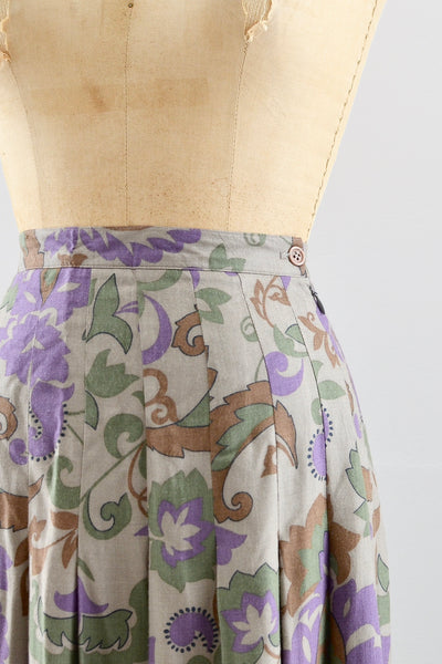 Autumnal Midi Skirt - Pickled Vintage