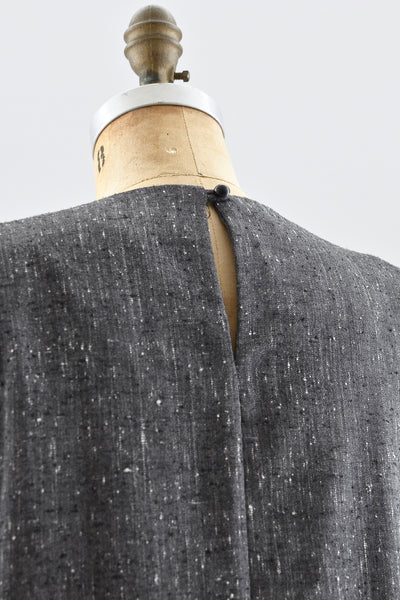1980s Salt & Pepper Dress - Pickled Vintage