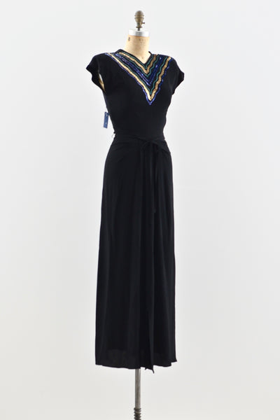 1940s Long Gown - Pickled Vintage