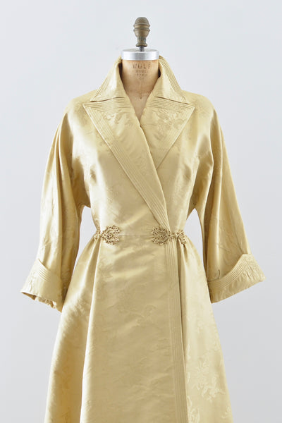 1940s Gold Hostess Gown - Pickled Vintage