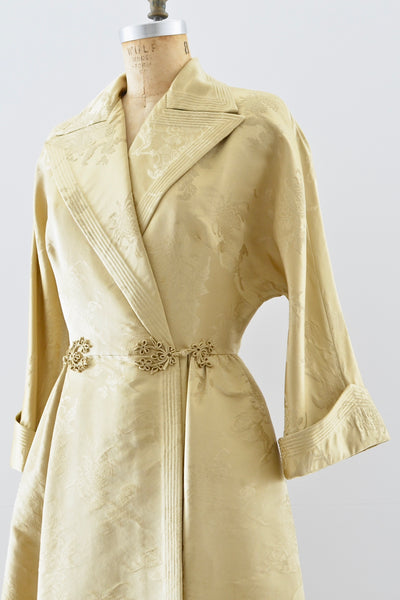 1940s Gold Hostess Gown - Pickled Vintage