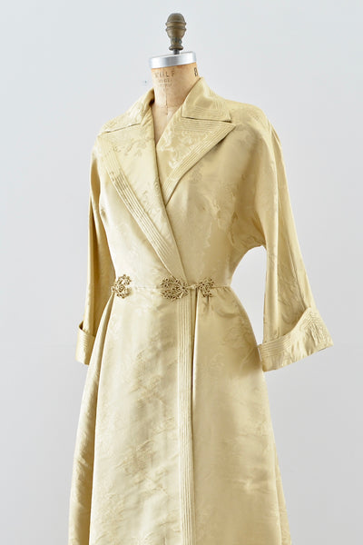 1940s Gold Hostess Gown - Pickled Vintage