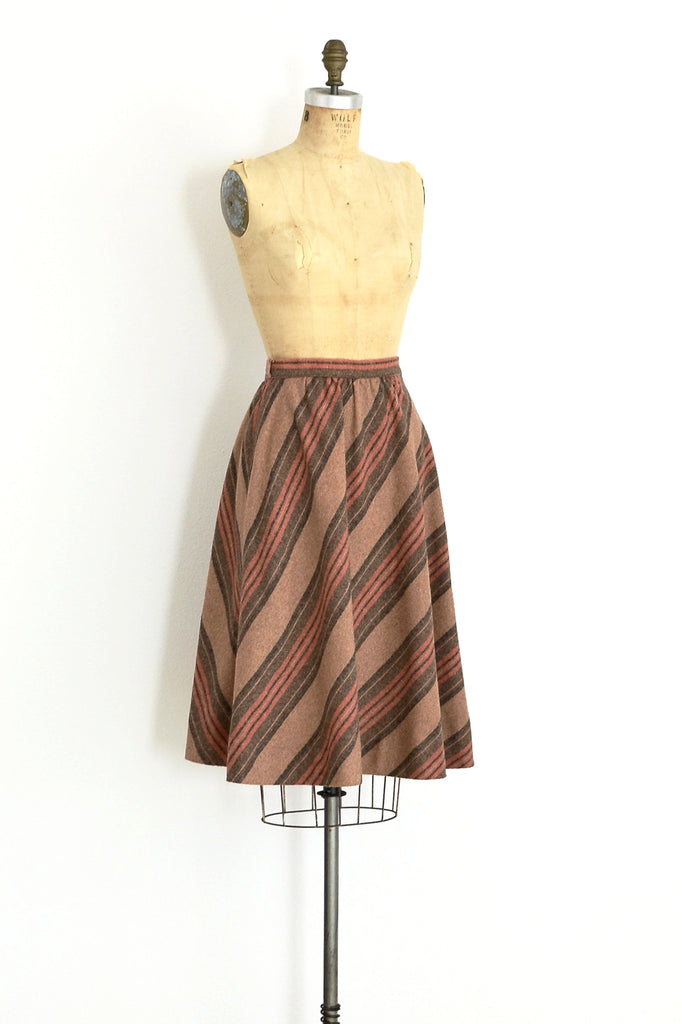 1970s Striped Skirt