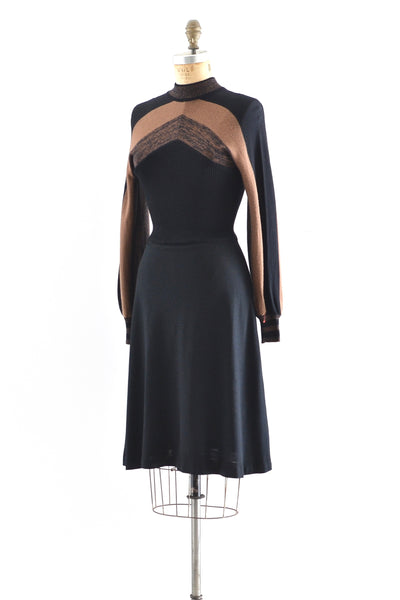 1970s Knit Dress - Pickled Vintage