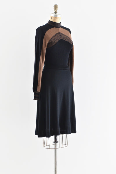 1970s Knit Dress - Pickled Vintage