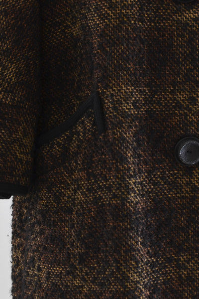Boucle Wool Coat - Pickled Vintage