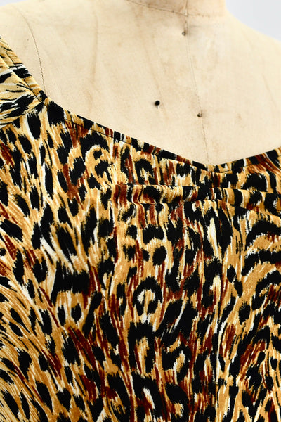 Norma Kamali Leopard Dress - Pickled Vintage