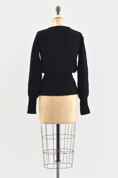 Wide Hem 1930s Letterman Sweater - Pickled Vintage