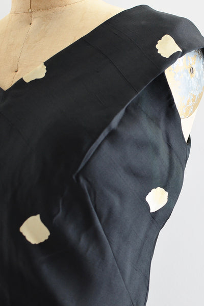 1950s Adele Simpson Silk Wiggle Dress - Pickled Vintage