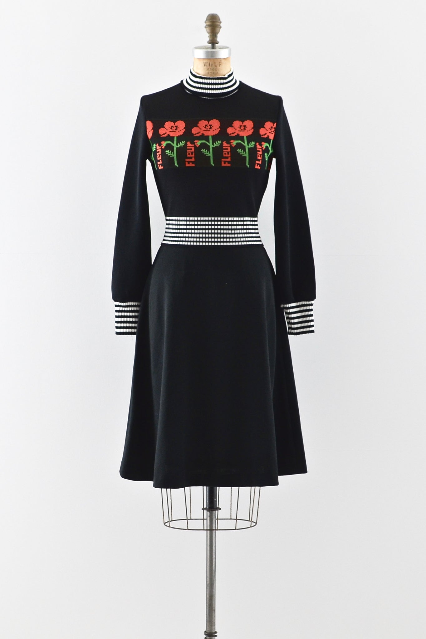 1970s Fleur Dress - Pickled Vintage